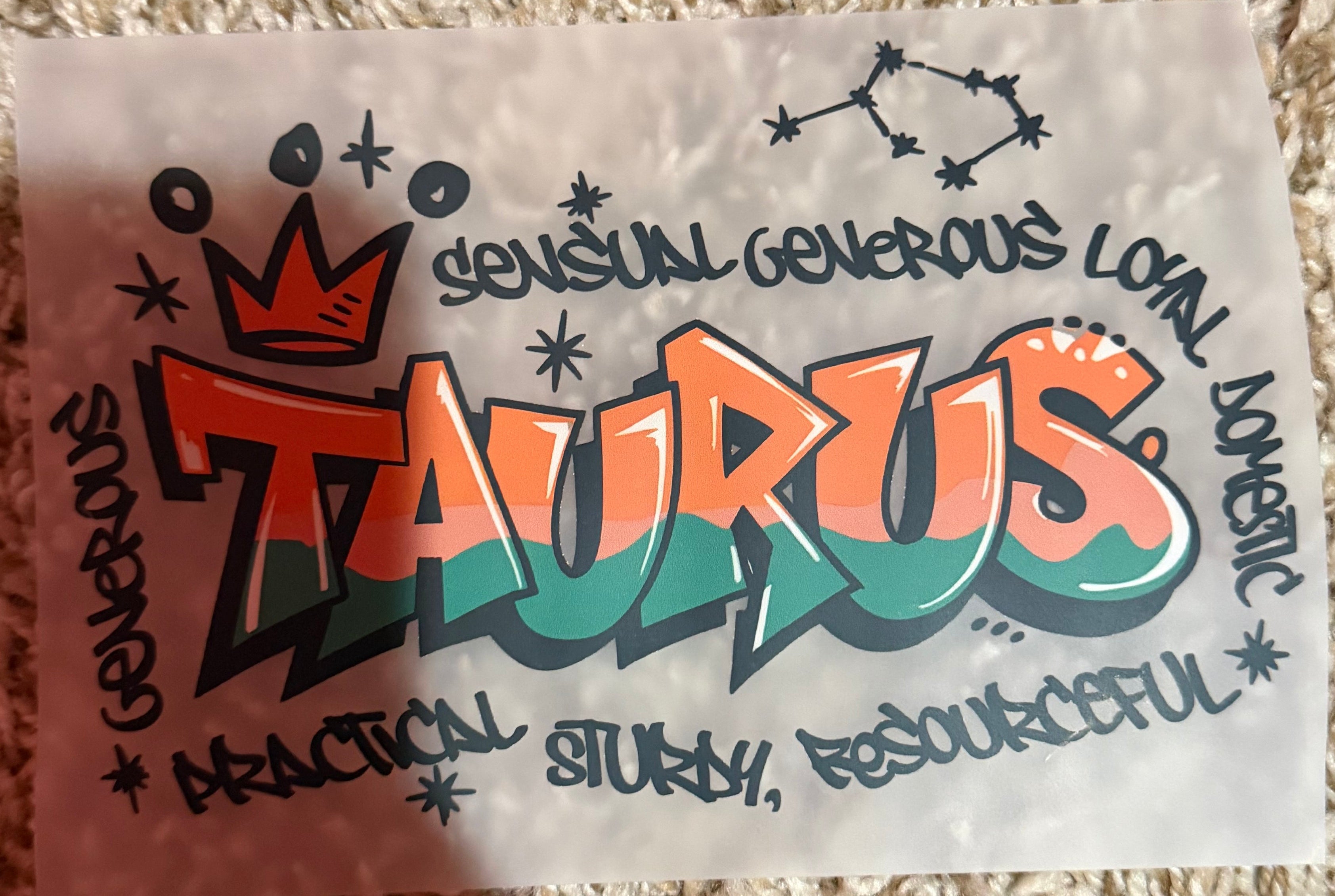 taurus iron on