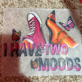 two moods iron on