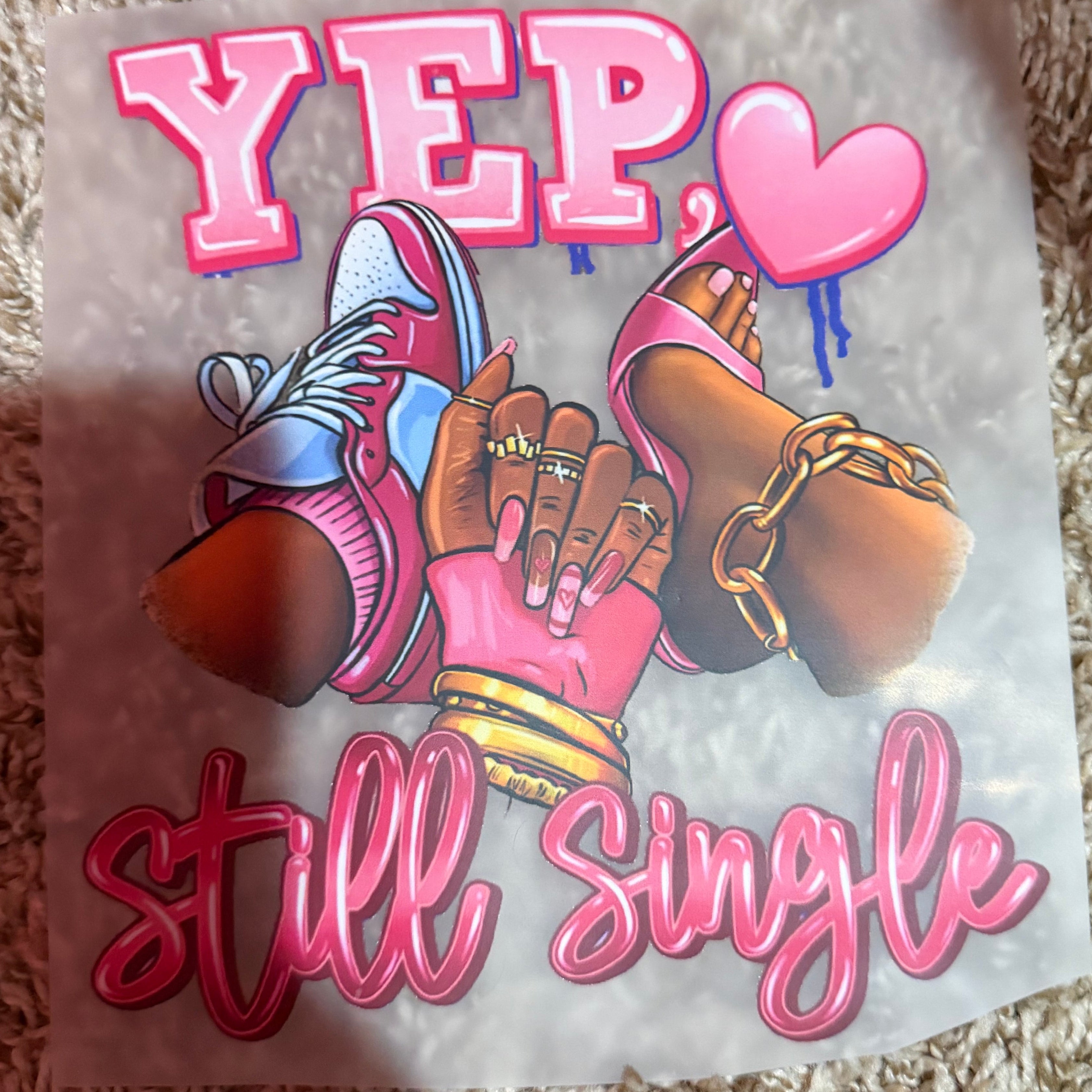still single iron on