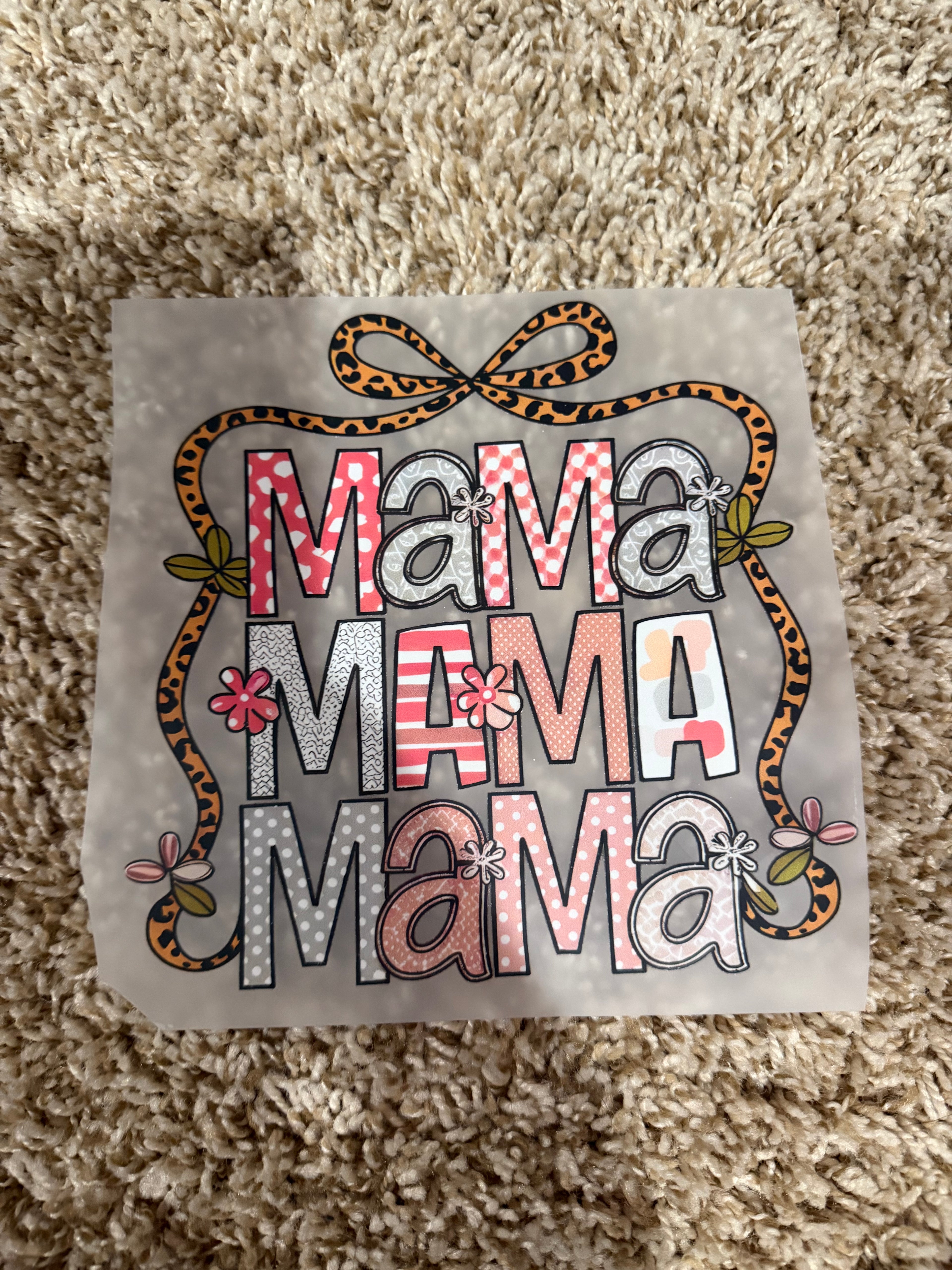 mama iron on