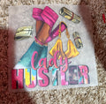 lady hustler iron on