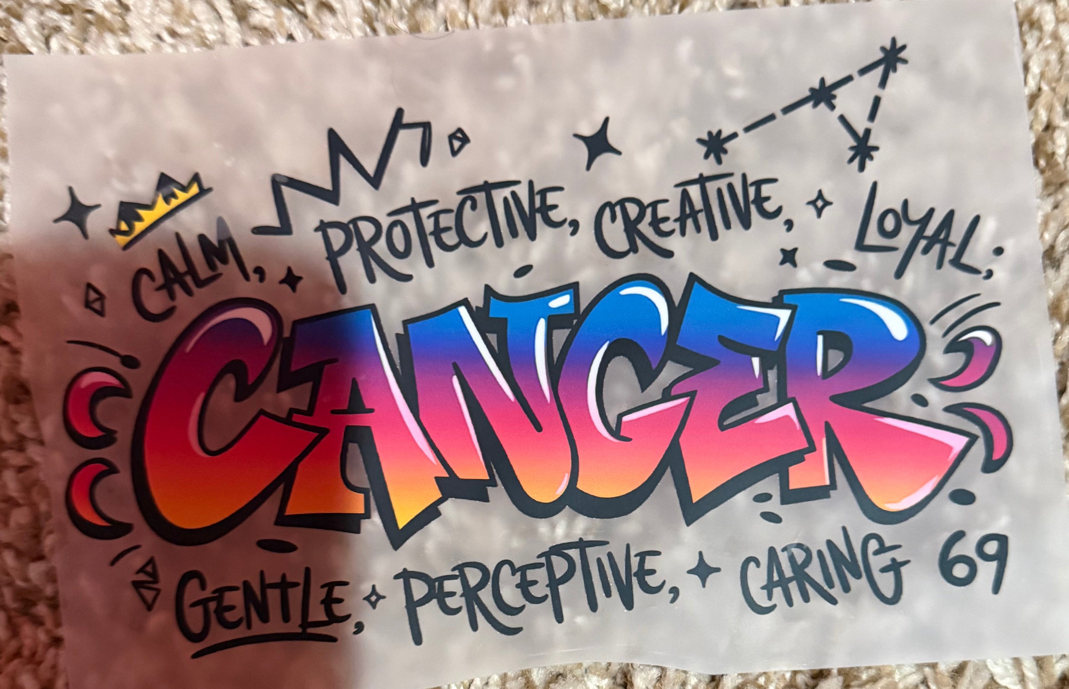 cancer iron on